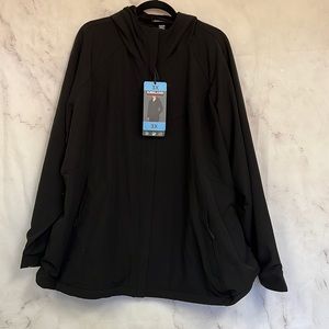 Kirkland Signature 3X Black Full Zipper Jacket with Hoodie